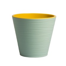 Plastic pot Live-In-Green with the “cone” tab, d = 14.5 cm, 1.3 l, mint color