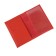 Cover for auto documents without fasteners, cards, red color