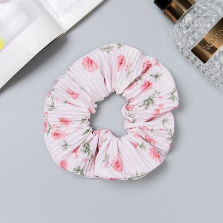 Hair gum "Orbit" Flowers, 12 cm, pink-1