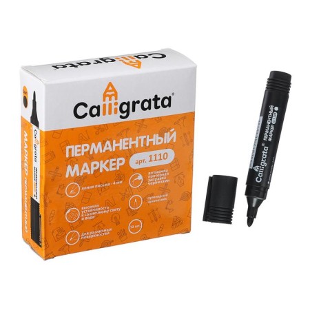 Permanent marker, 4.0 mm, black