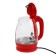 Electric kettle Sakura SA-2715R, glass, 1.7 l, 2200 watts, red