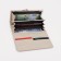 Women's wallet on magnets, beige color