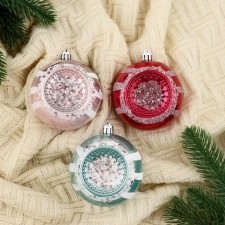 Set of balls plastic D-8 cm, 3 pcs 