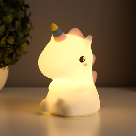 Night-mesh "Unicorn" LED USB AKB White 9.5x13x14.5 cm-4