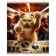 Notebook of 48 sheets in a cage, "fluffy DJ", cover coated cardboard, glossy lamination, block 60 g/m2, mix