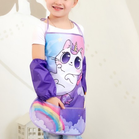 Apron with overtones Children's Ethel "Kotik", 49 x 39 cm-3