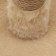 Complex for cats with a claw, corner, 3x-level, 58 x 48 x 117 cm, beige