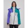 Ski jacket female winter, size 50, dark green color