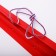 Folder "Graduation Qualification work for the degree of bachelor" boumvinyl, scallops/suture, without paper, red color (capacity up to 300 sheets)