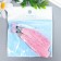 Decor for creativity Textile "Brush with a bead" Direct pink set 2 pcs 10x1 cm