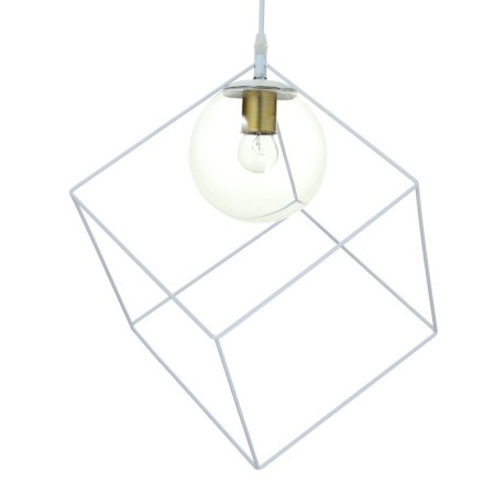 Lamp Bayerlux 2467/1wt E27 40W White 25x25x25-125 cm-5
