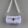 Canvas-base for embroidery bags, plastic, 23 × 29 cm, 1.5 × 1.5 mm, white color