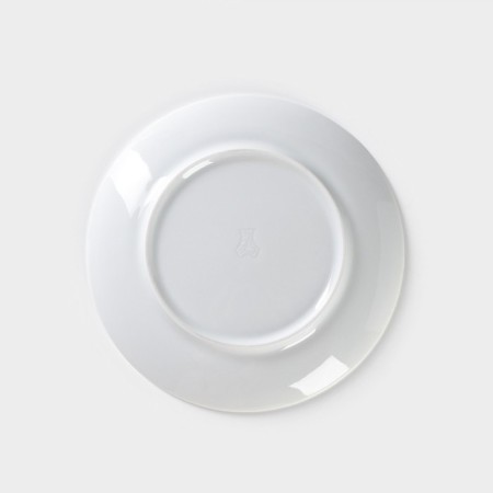 Porcelain plate "Leo", d = 17.5 cm, white-3