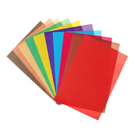 Colored paper A4, 10 sheets, 10 Calligrata Flows "Fox", OFSET, in the folder-2