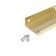 Pen Cappio RT001AU, L = 80 mm, m/o 64 mm, color satin gold, 4 pcs.