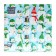 New Year's napkins Paper Home Collection "Funny Snowmen", 3 layers, 33x33 cm, 20 pcs