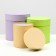 Set of round boxes 3 in 1 "lux", 18 x 18 x 18 - 14 x 14 cm 14 cm