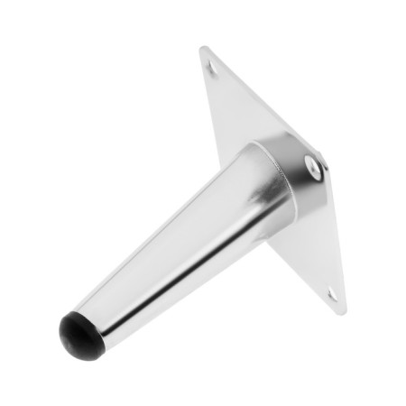Furniture support Cappio OP07, h = 100 mm, thick thickness 1.8, color chromium-2
