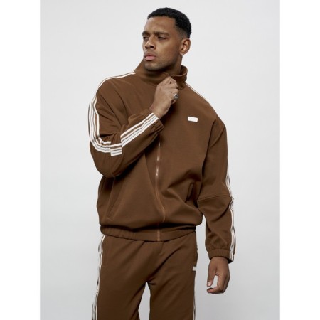 Male tracksuit, size 54, brown color-4