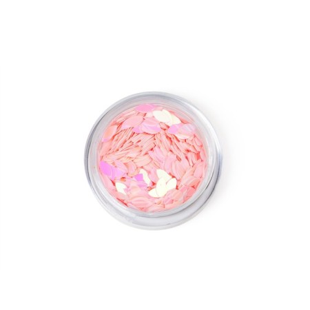 Sequins for decor "petal", peach