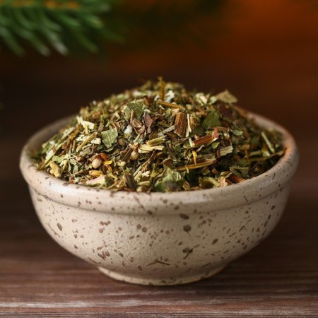 Set of "good health": herbal tea 20 g and cream-meda 120 g.-2