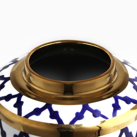 Vase for flowers with a lid "Royal" 26 x 15 x 15 cm-2
