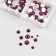 Decor for creativity Glass "Rhinestones. Dark violet" d = 2-4.8 mm nr 1188 pcs 6x8x1.5 cm
