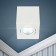 OL22 WH MR16/GU10 lamp, white, 1x35W 8x8x9 cm
