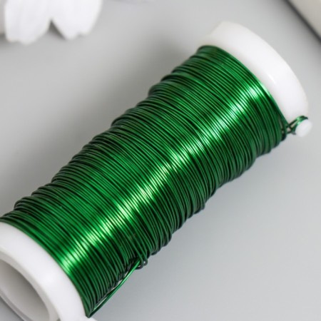 Wire for creativity "green" 30 meters, thickness 0.3 mm 5.5x2.2x2.2 cm-2