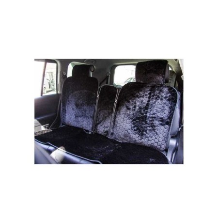Skyway Arctic seats, fur artificial, muton, 5 objects, black honeycomb, s03001062-3