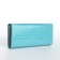 Women's wallet on magnet, blue color