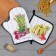 Ethel kitchen set "Vegetable": mittens-seging 20x28 cm, take 19x19 cm, 100% cotton