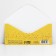 Envenue for money "with an anniversary", balls on gold, 16.5 x 8 cm