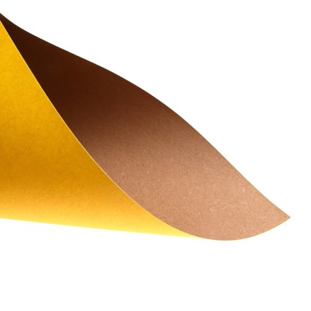 Cardboard of color A3, non -moped, 190 g/m2, yellow, price for 1 sheet-1