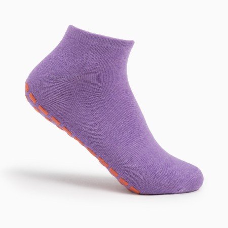 Women's socks anti-slip, lilac color, size 23-25 ​​(36-40)