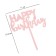 Topper "Happy Birthday 1", pink gold, give beautifully