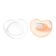 Silicone orthodontic dummy with a cap, from 0 months, color peach