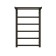 Electric towel "Dvin" FJ Plaza Neo, 1000x500 mm, dimmer, black matte