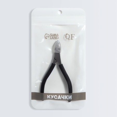 Pigitan nippers, hidden spring, rubberized pen, 11 cm, blade length - 12 mm, silver/black color-4