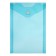 A set of 5 pieces, a button folder, A6, 180 microns, vertical, tinted, 5 colors