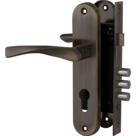 Fuaro set f1511w/b ab castle case, with a handle, bronze color