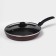 ALFA pan, D = 28 cm, removable handle, glass cover, anti -stick coating, burgundy color