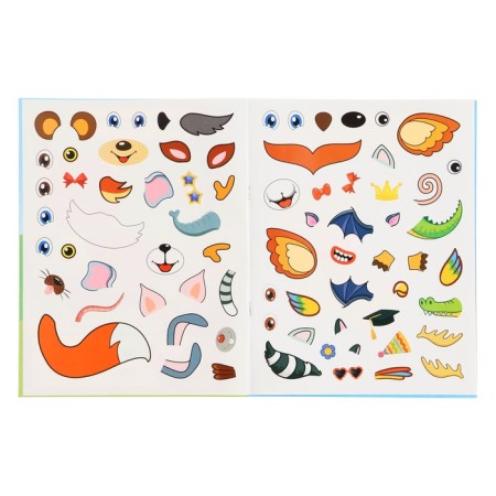 Funny face with stickers "Forest residents" 324715-4