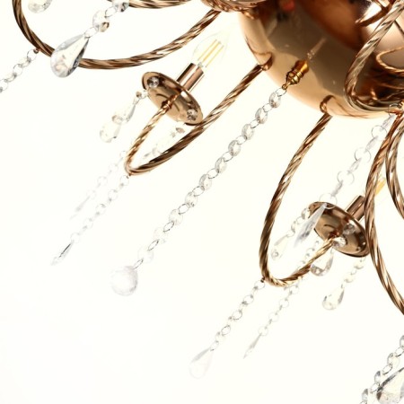 Chandelier 2459/8 E14 5W gold 75x75x85-135 cm Bayerlux-5