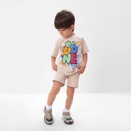 Children's shorts KAFTAN "BASIC Line", p. 28 (86-92 cm), beige-4