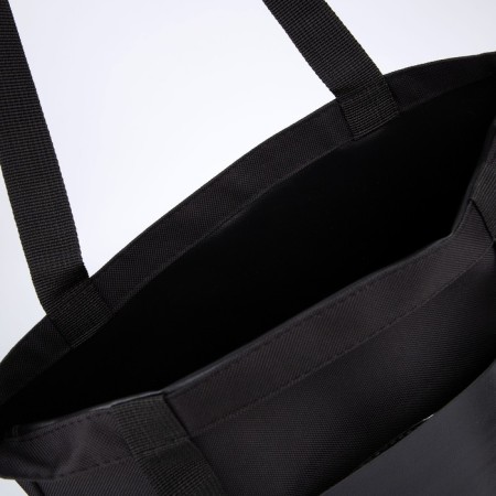 Shoper with pocket, black color, 40 x 35 cm-9