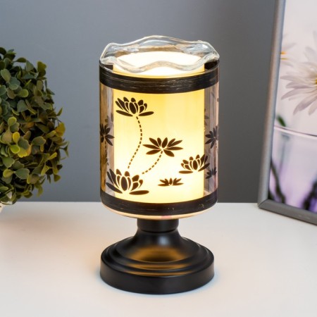 Aromarinet touchscap "Salvia" 1xg4 20W black 12x12x24.5 cm Risalux-1