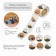 Stick Paper "Construction equipment" d = 2.5 cm 252 pcs in roll