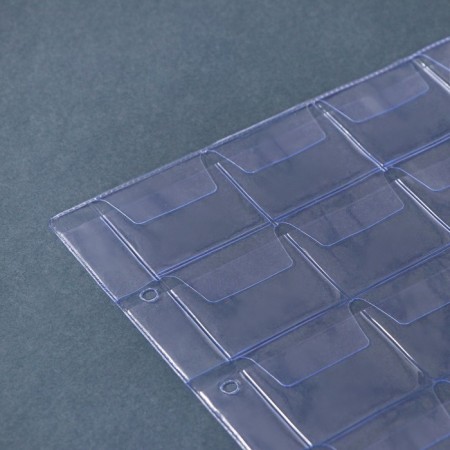 Set of coins sheets, Optima format, 10 sheets 200 x 250 mm, 24 cells 45 x 40 mm-2