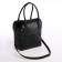 Women's bag with a zipper, with a cosmetic bag, black color